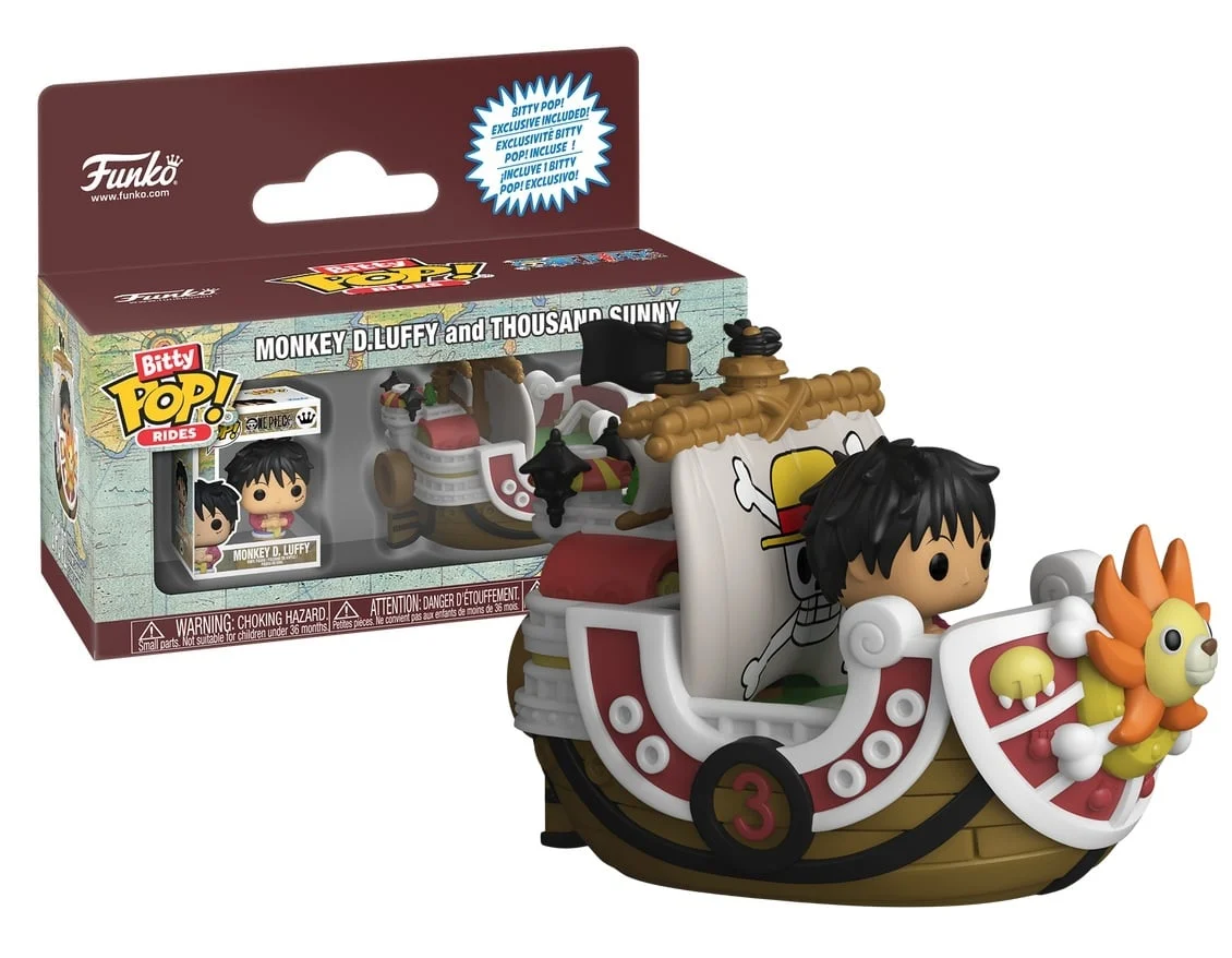 One Piece Bitty POP! Ride Vinyl Figure Thousand Sunny w/Luffy 2.5 cm